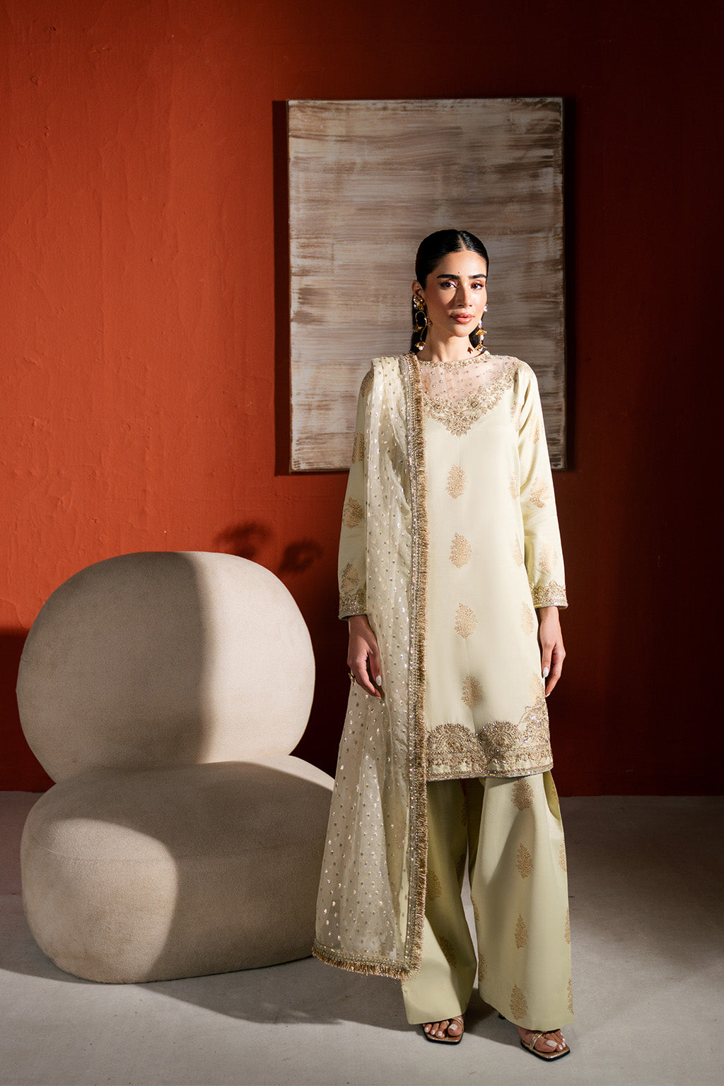 Neeshay | Raw Silk | RTW-RS-04 - Pakistani Designer Dress - by Neeshay - Type : Ladies Clothes - 100% Original at Saira Sultan