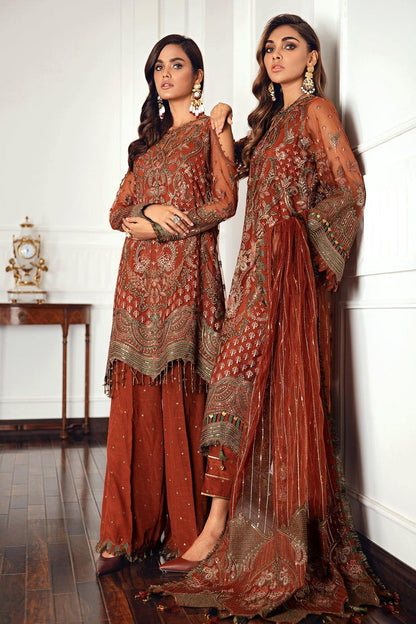Jazmin | Formals Collection | NET UN-4018 - Pakistani Designer Dress - by Jazmin | Type: Formal - 100% Original at Saira Sultan