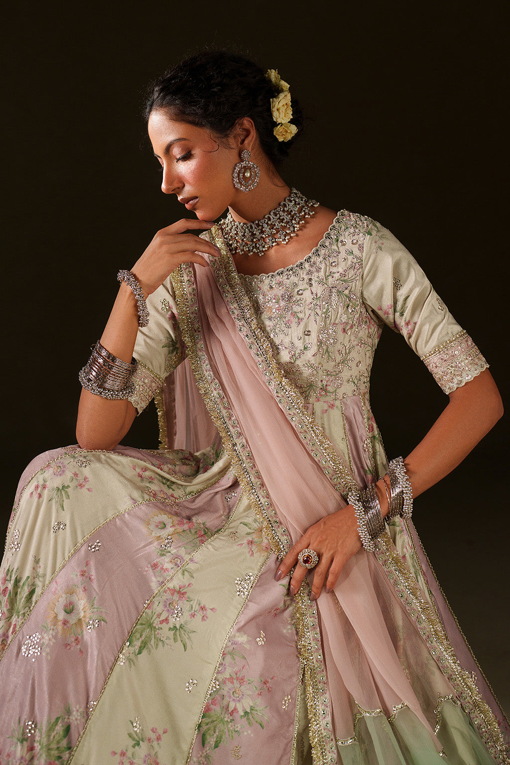 Iznik | Velvet 25 | IV-77 Embroidered Velvet by Iznik - Designer Dress - Type : Ladies Clothes - Available at Saira Sultan - 100% Original 