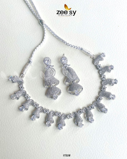 Necklace-0173 White