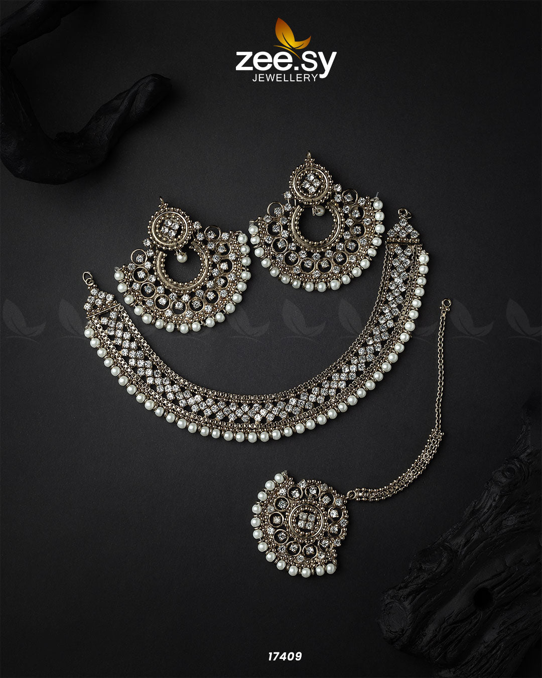Gul-E-Rana Necklace Antique