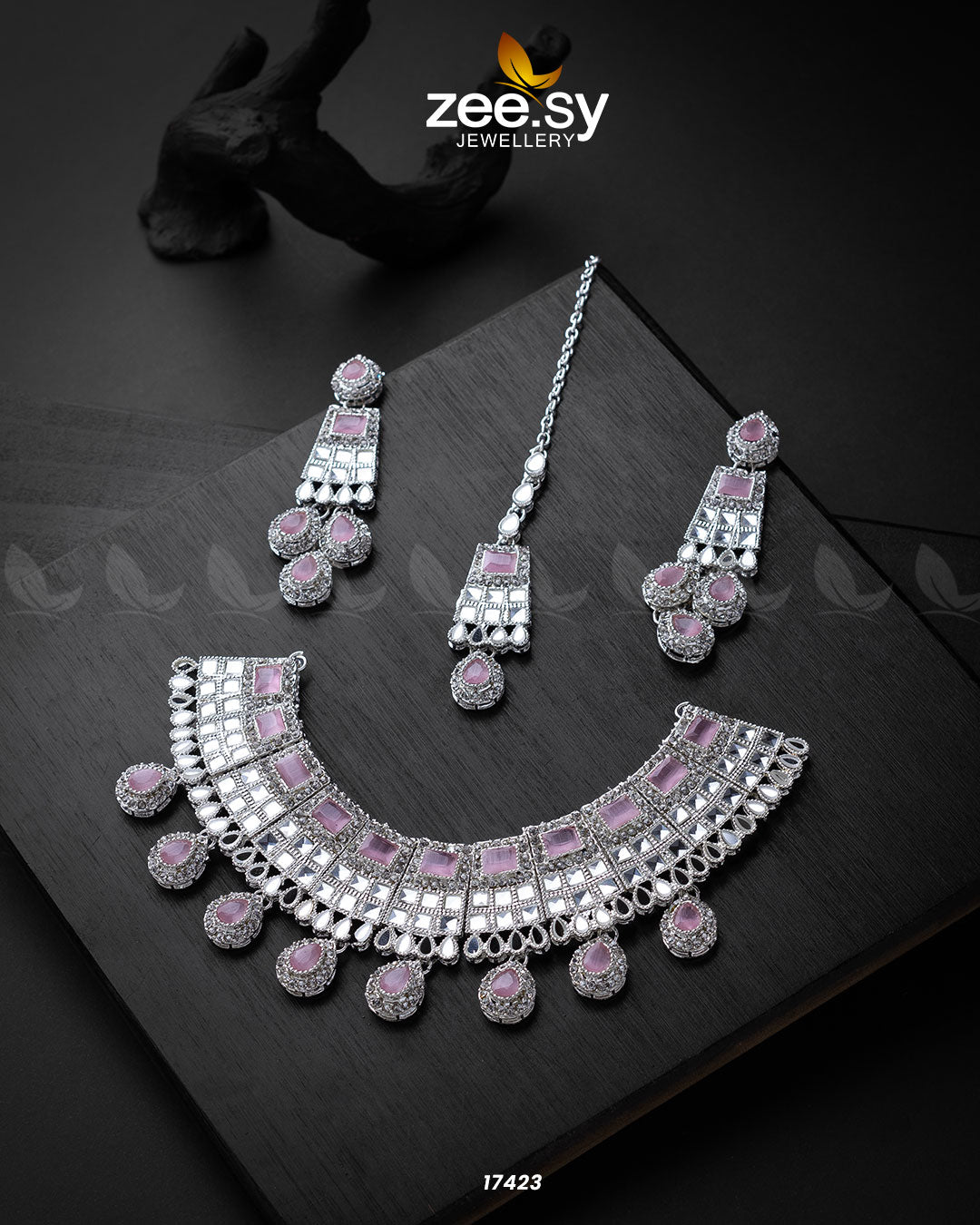 Gemchic Necklace Mint Pink