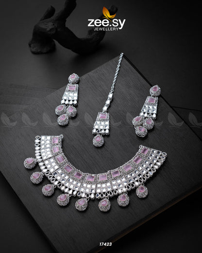 Gemchic Necklace Mint Pink