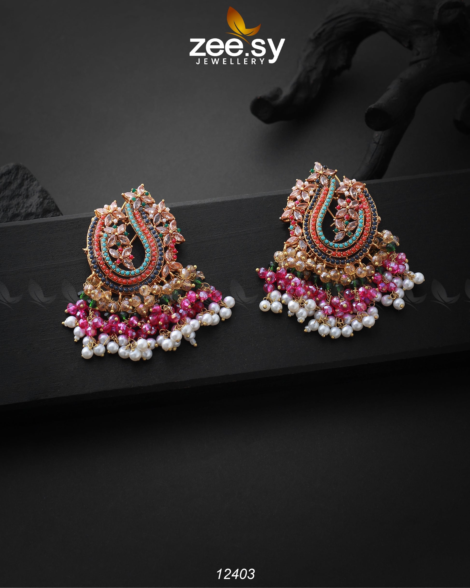 Mayuri Earings Champagne