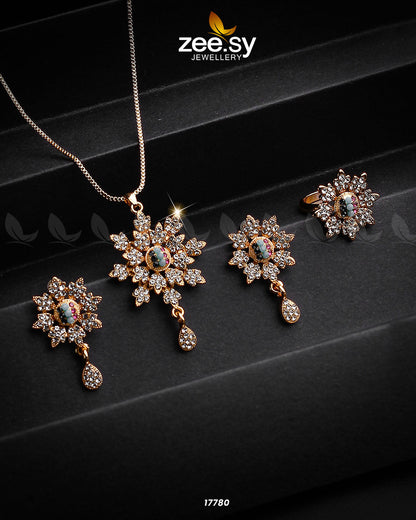 Barocco Necklace Golden Multi