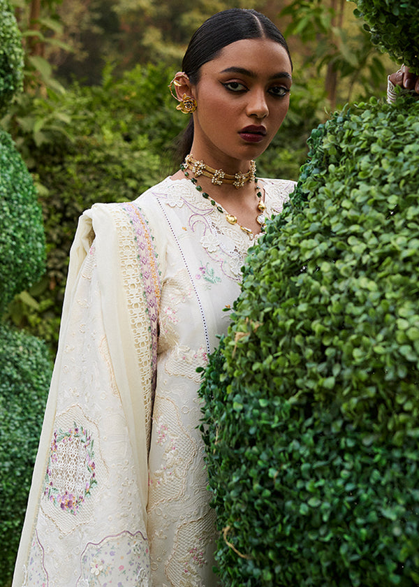 Suffuse | Eid Lawn 25 | JARA M Off White Lawn
