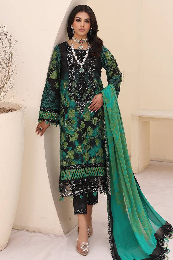 Charizma | Naranji Embroidered Lawn 24 | CN4-007 - Pakistani Designer Dress - by Charizma | Type: Luxury - 100% Original at Saira Sultan
