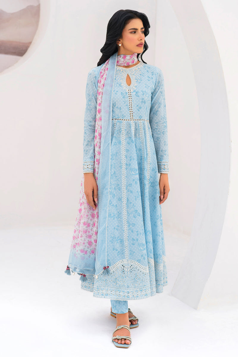 Jazmin | Summer Lawn 25 | USE-9106 XS Light Blue Lawn