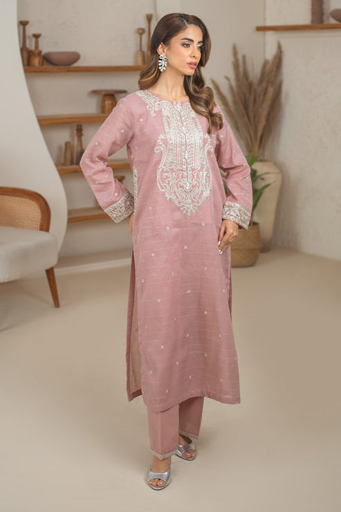 Declare | Eid Collection 25 | P001027 XS Blush Pink Lawn