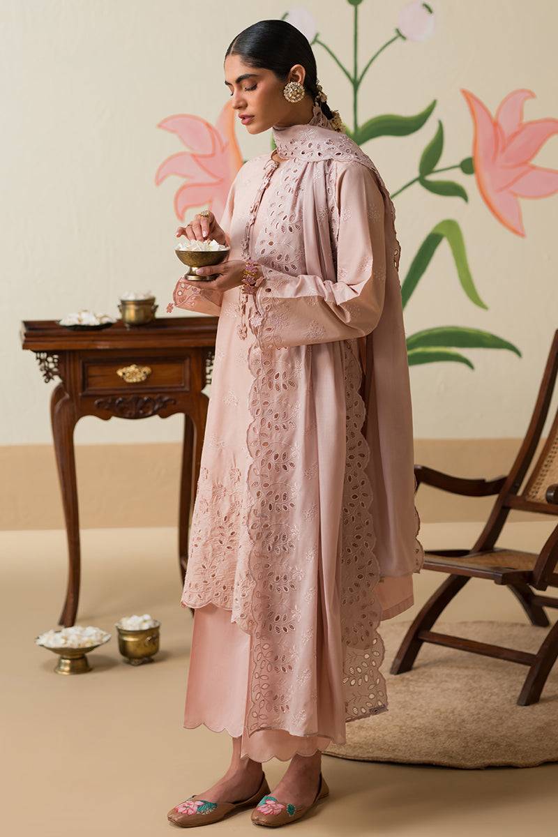 Cross Stitch | Chikankari Lawn Collection | P-04 - Pakistani Designer Dress - by Cross Stitch | Type: Luxury - 100% Original at Saira Sultan