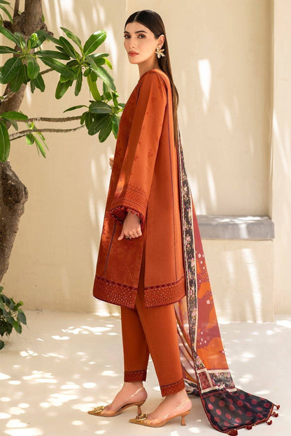 Jazmin | Irish Lawn SS 24 | D5 - Pakistani Designer Dress - by Jazmin | Type: Luxury - 100% Original at Saira Sultan