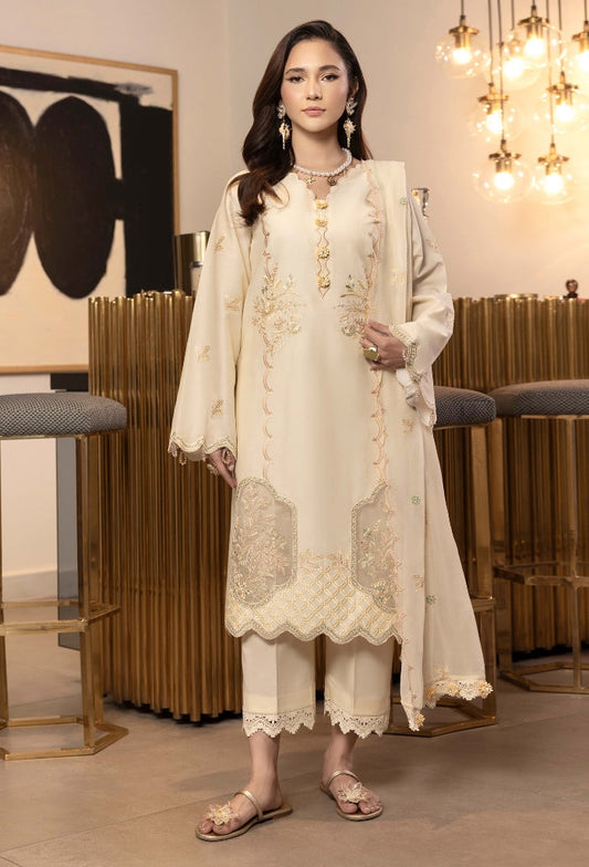 Humdum | Dilkash 25 | Dilkash - D07 XS Cream Lawn