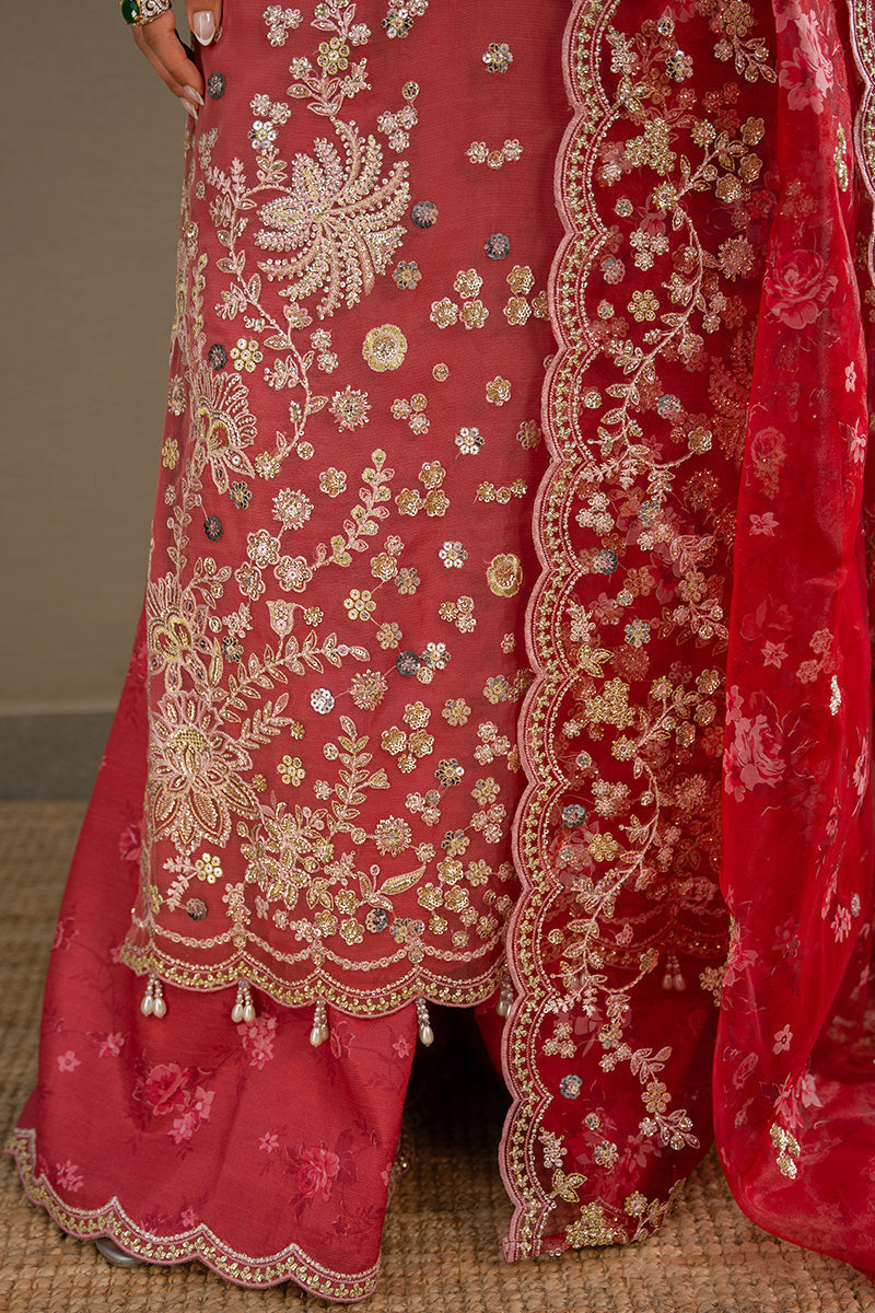 Cross Stitch | Wedding Collection 24 | CRIMSON FIRE - Pakistani Designer Dress - by Cross Stitch | Type: Formal - 100% Original at Saira Sultan