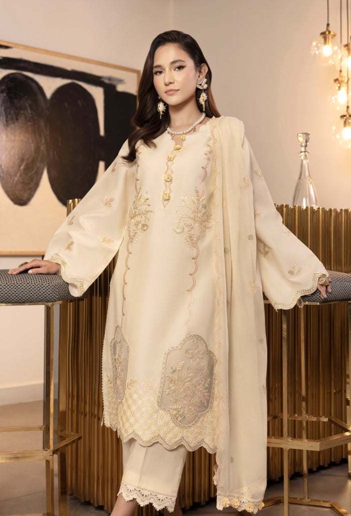 Humdum | Dilkash 25 | Dilkash - D07 S Cream Lawn