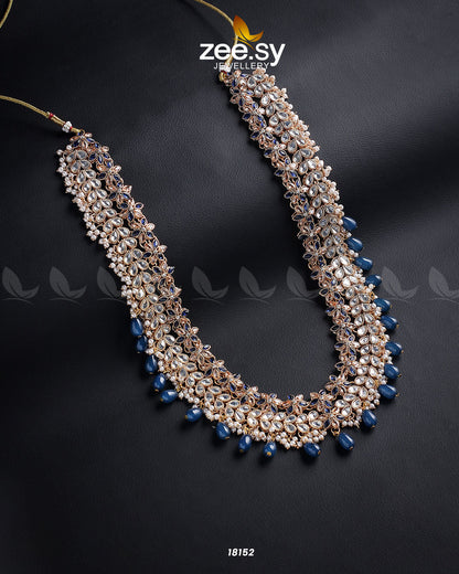 Portulaca Mala Necklace Golden Blue