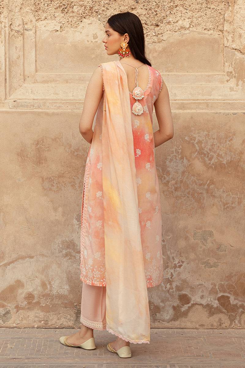 Cross Stitch | Premium Lawn 24 | PEACH BLUSH - Pakistani Designer Dress - by Cross Stitch | Type: Formal - 100% Original at Saira Sultan