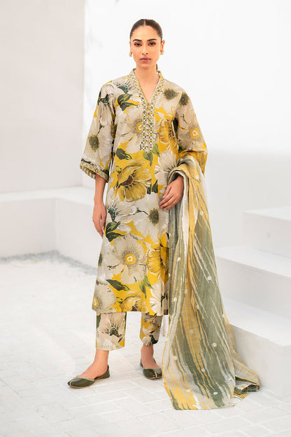 Baroque | Luxury Pret 24 | LAWN UF-669 - Pakistani Designer Dress - by Baroque | Type: Luxury - 100% Original at Saira Sultan