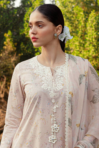 Cross Stitch | Premium Lawn 24 | SILVER PEONY - Pakistani Designer Dress - by Cross Stitch | Type: Formal - 100% Original at Saira Sultan