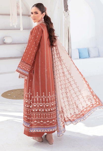 Humdum | Saira Bano Lawn 24 | D03 - Pakistani Designer Dress - by HumDum | Type: Casuals - 100% Original at Saira Sultan