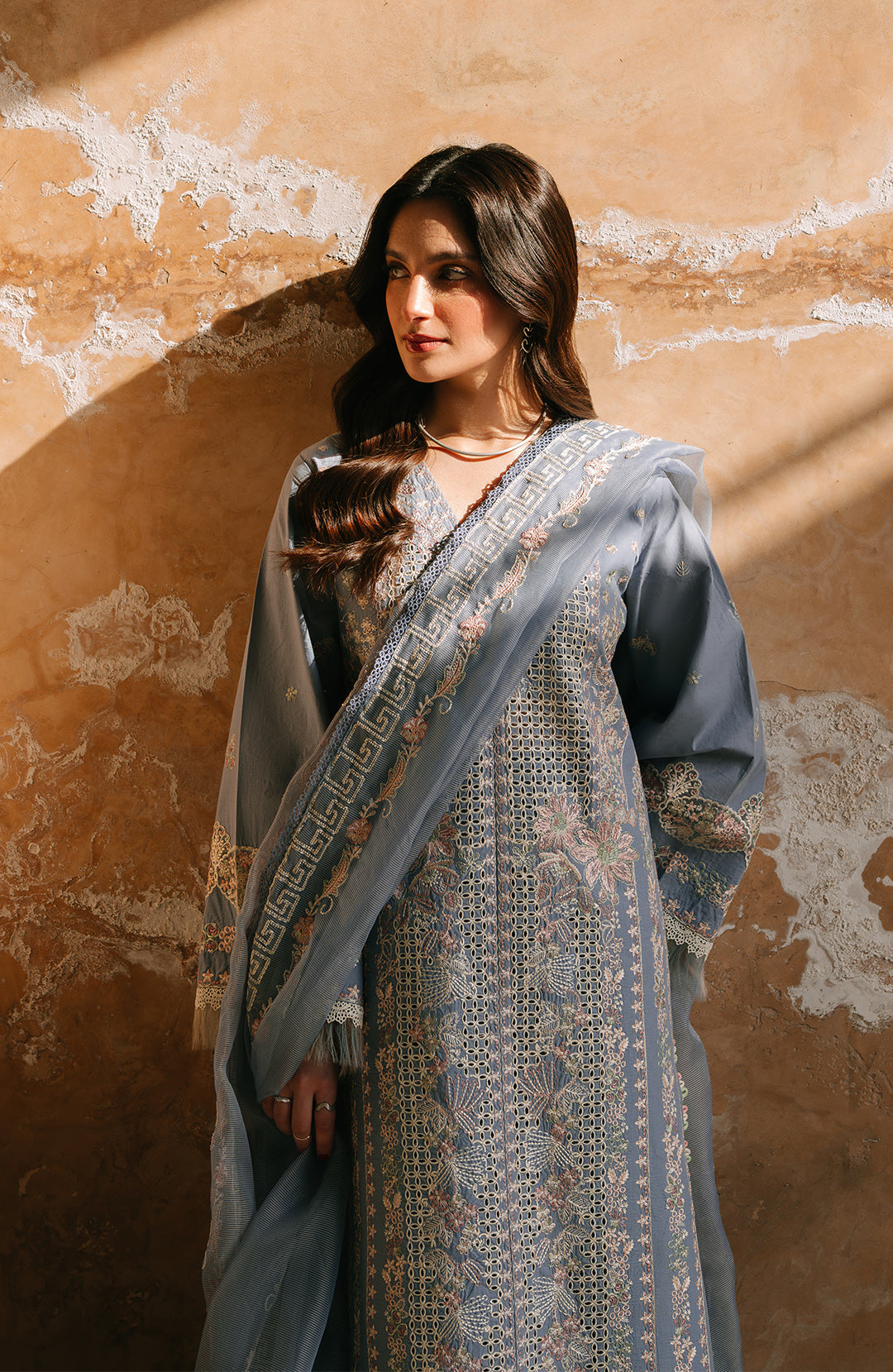 Fiona | Sarang Lawn 25 | Aysel L Gray Lawn