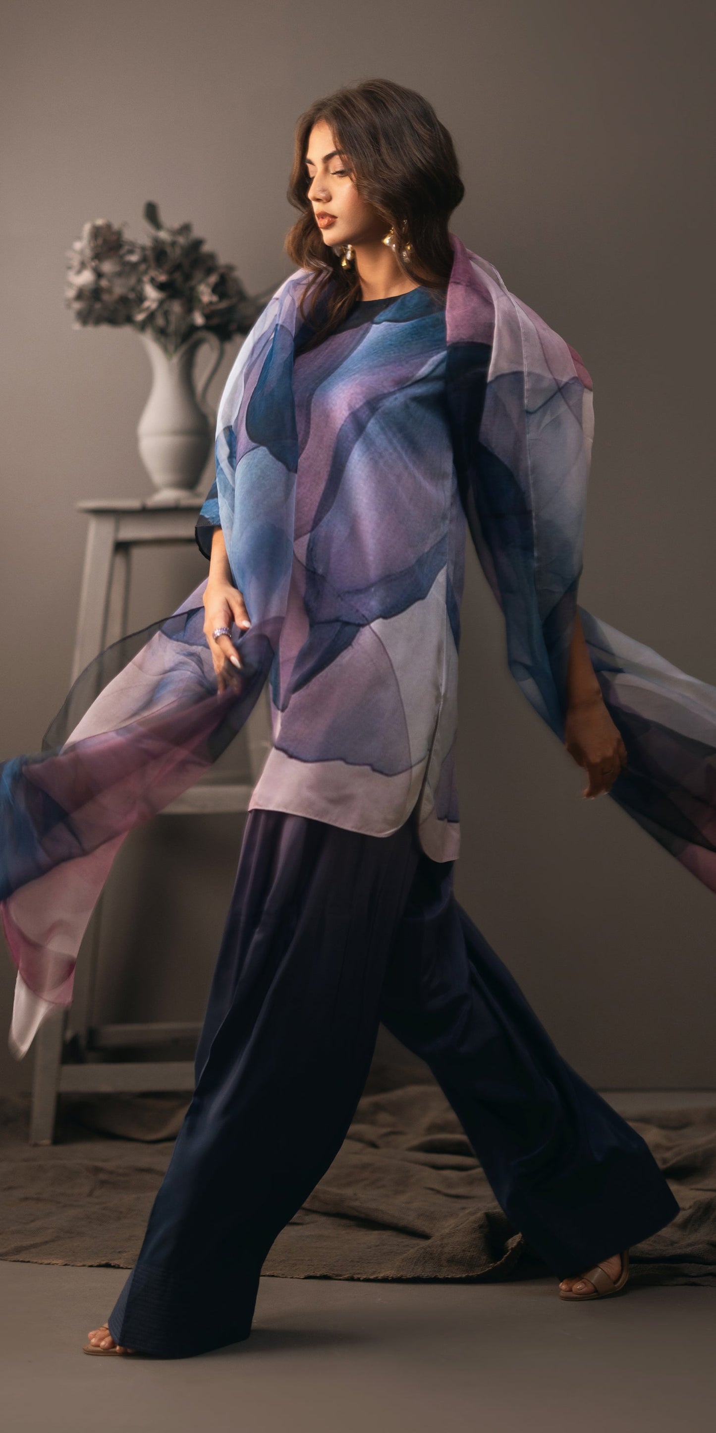 Erum Khan | Beyond Basic | URBAN BLOSSOM - Pakistani Designer Dress - by Erum Khan | Type: Ladies Clothes - 100% Original at Saira Sultan