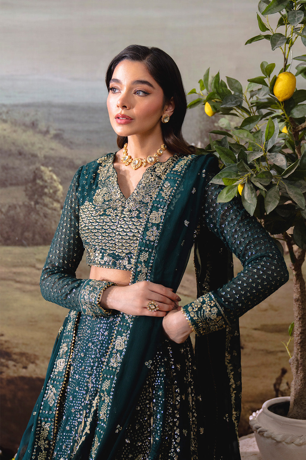 Neeshay | Dastaan Formals 25 | Shahnoor - Pakistani Designer Dress - by Neeshay - Type : Ladies Clothes - 100% Original at Saira Sultan