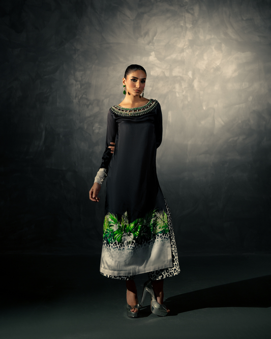 Vasal | Zyra Luxe Pret 26 | Noir Amber - Pakistani Designer Dress - by Vasal - Type : Ladies Clothes - 100% Original at Saira Sultan