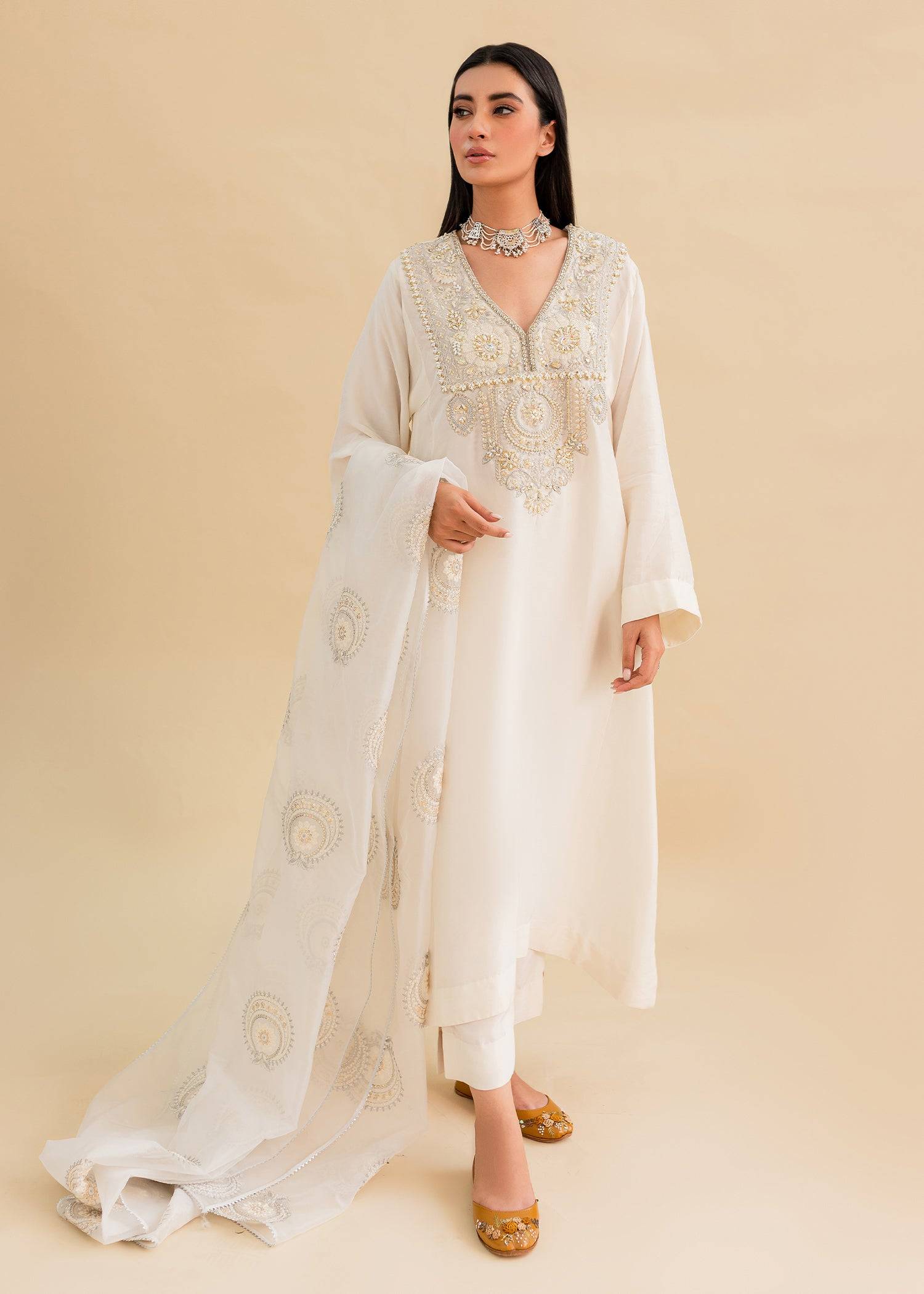 Sadaf Fawad Khan | Zinnia Festive Formals | Nysa - Pakistani Designer Dress - by Sadaf Fawad Khan | Type: Formal - 100% Original at Saira Sultan
