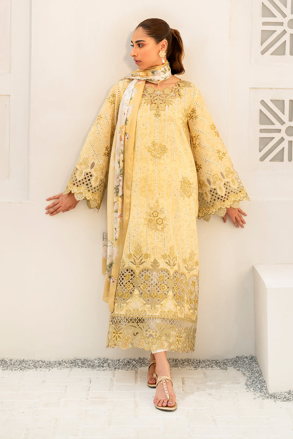 Baroque | Luxury Pret 24 | LAWN UF-670 - Pakistani Designer Dress - by Baroque | Type: Luxury - 100% Original at Saira Sultan