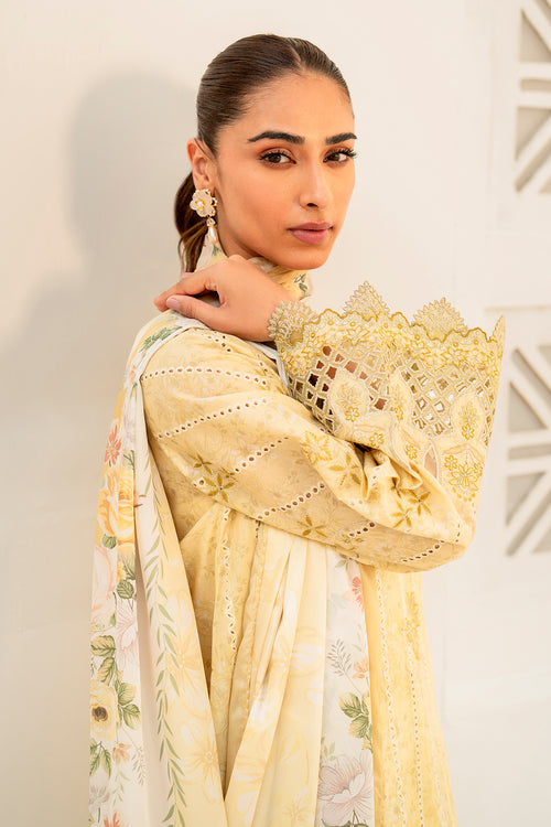 Baroque | Luxury Pret 24 | LAWN UF-670 - Pakistani Designer Dress - by Baroque | Type: Luxury - 100% Original at Saira Sultan