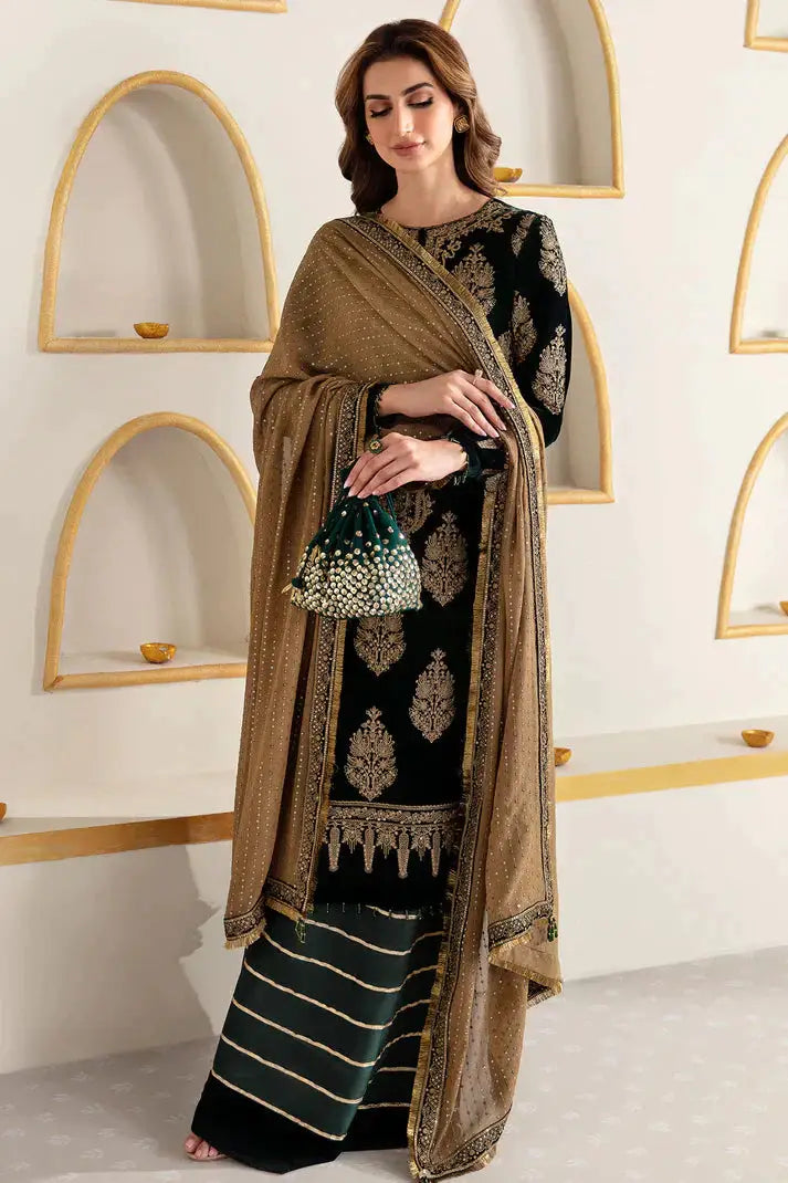 Jazmin | Velvet 23 | VF-2009 - Pakistani Designer Dress - by Jazmin | Type: Formal - 100% Original at Saira Sultan