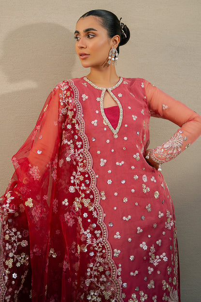 Cross Stitch | Wedding Collection 24 | CRIMSON FIRE - Pakistani Designer Dress - by Cross Stitch | Type: Formal - 100% Original at Saira Sultan