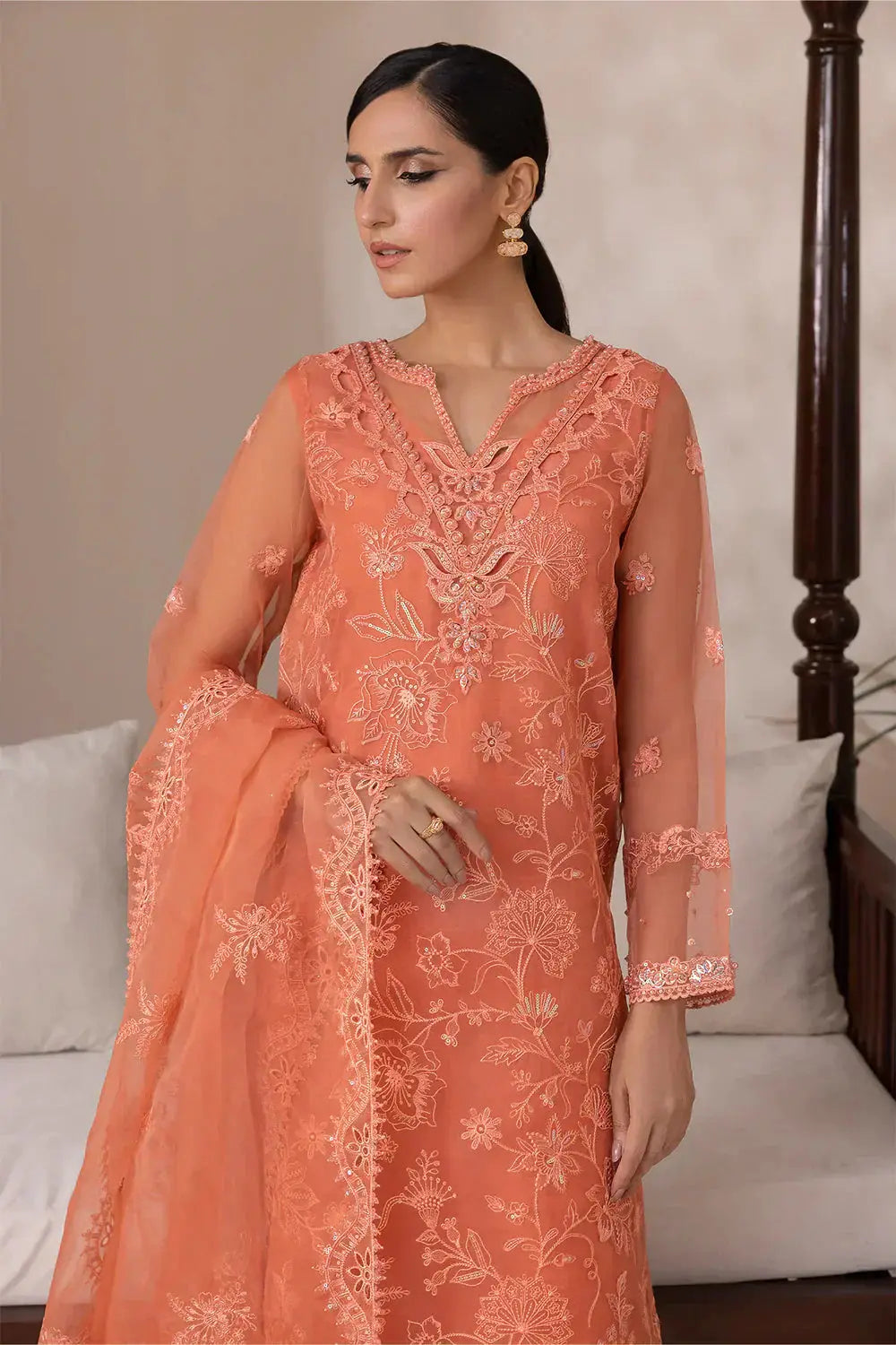 Baroque | Formals Collection | UF-416 - Pakistani Designer Dress - by Baroque | Type: Formal - 100% Original at Saira Sultan