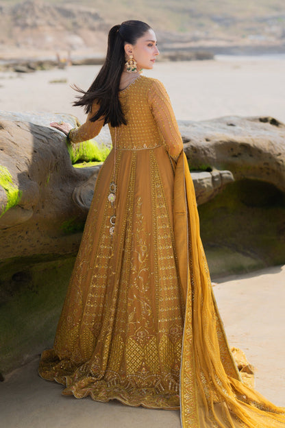 Naqshi | Sahil Kinaray | AINARA S Mustard Crinkle