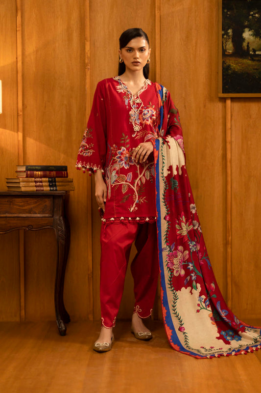 Sana Safinaz | Muzlin Winter 25 | M253-001B by Sana Safinaz - Designer Dress - Type : Ladies Clothes - Available at Saira Sultan - 100% Original 