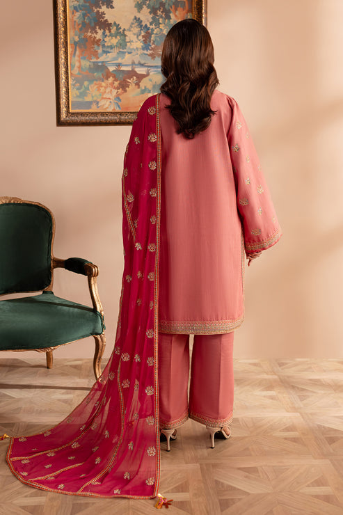 Emaan Adeel | Rangrez Collection | SOHNI S Pink Khaddar