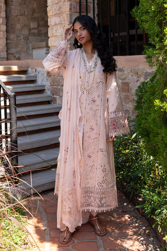 Qalamkar | Q Line Lawn 25 | QM-14 Neha XS Pink Lawn