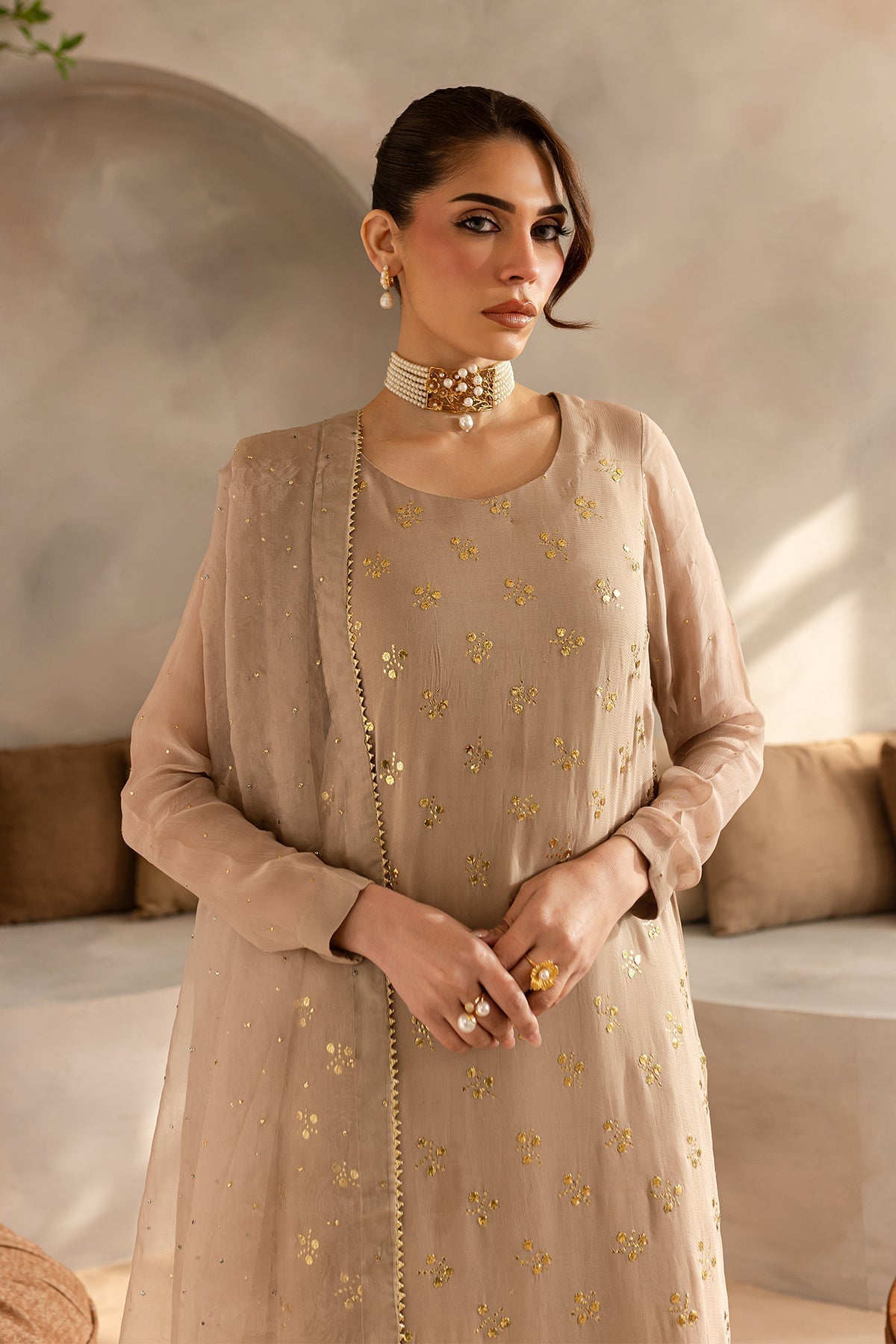 Vanya | Kaya Formals | KY-05 L Coffee Chiffon