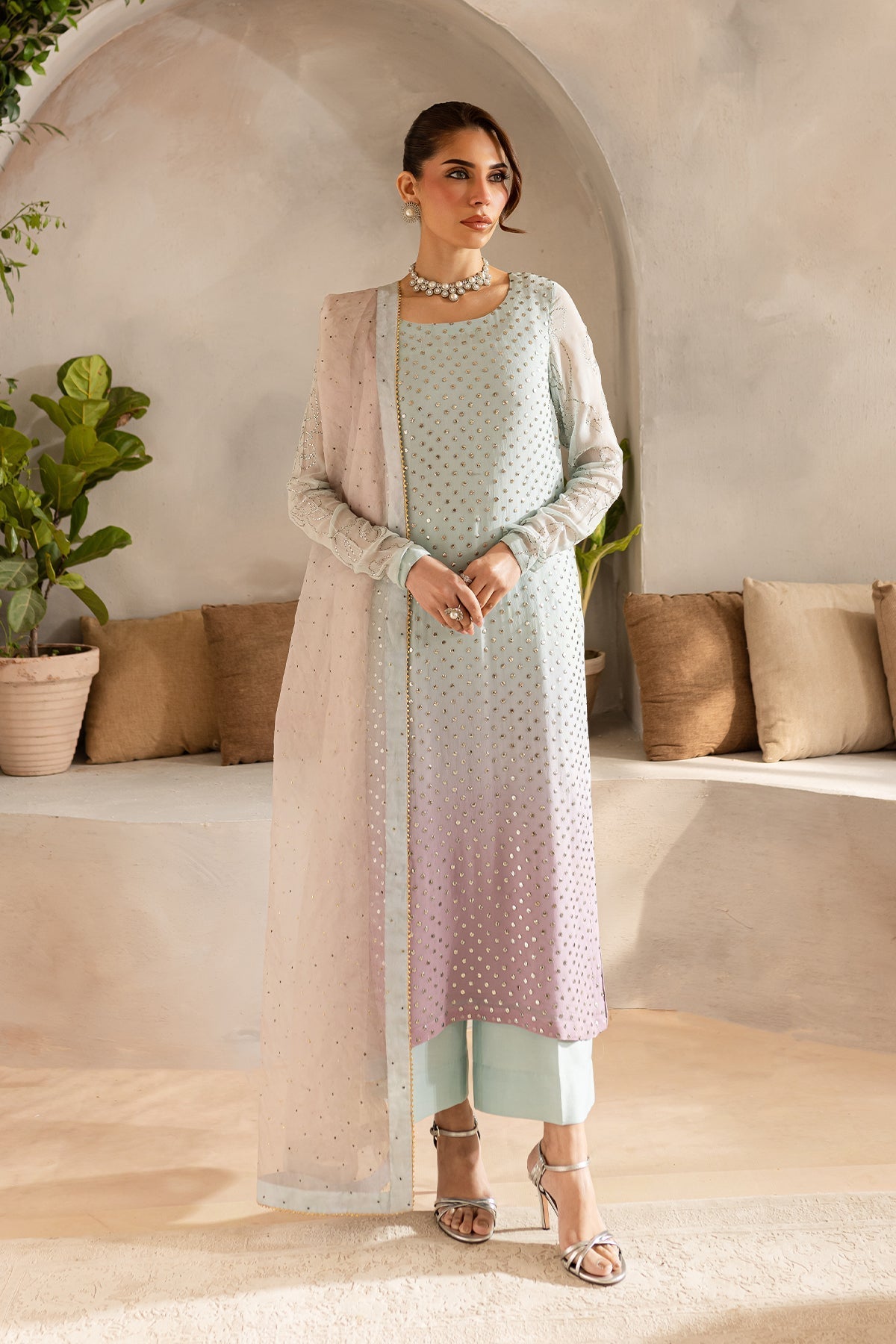 Vanya | Kaya Formals | KY-02 XS Sky Blue Chiffon