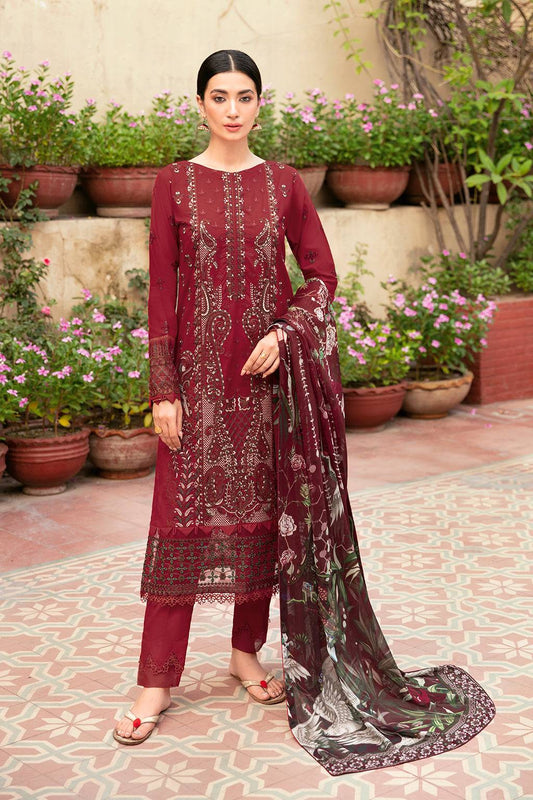 Ramsha | Luxury Lawn 24 | L-803 - Pakistani Designer Dress - by Ramsha | Type: Casuals - 100% Original at Saira Sultan