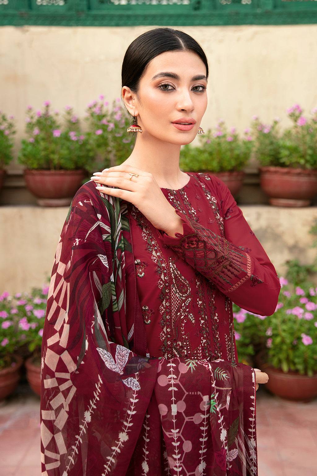 Ramsha | Luxury Lawn 24 | L-803 - Pakistani Designer Dress - by Ramsha | Type: Casuals - 100% Original at Saira Sultan