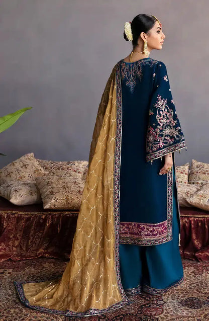 Emaan Adeel | Makhmal Velvet Edition 23 | MK-01 SUFINA - Pakistani Designer Dress - by Emaan Adeel | Type: Formal - 100% Original at Saira Sultan