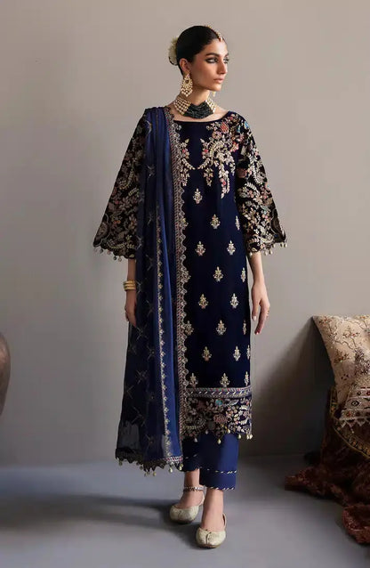 Emaan Adeel | Makhmal Velvet Edition 23 | MK-03 FALAK - Pakistani Designer Dress - by Emaan Adeel | Type: Formal - 100% Original at Saira Sultan