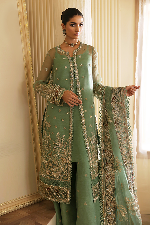Nyra | Wedding Festive 24 | SAPPHIRE L Pistachio Green Organza