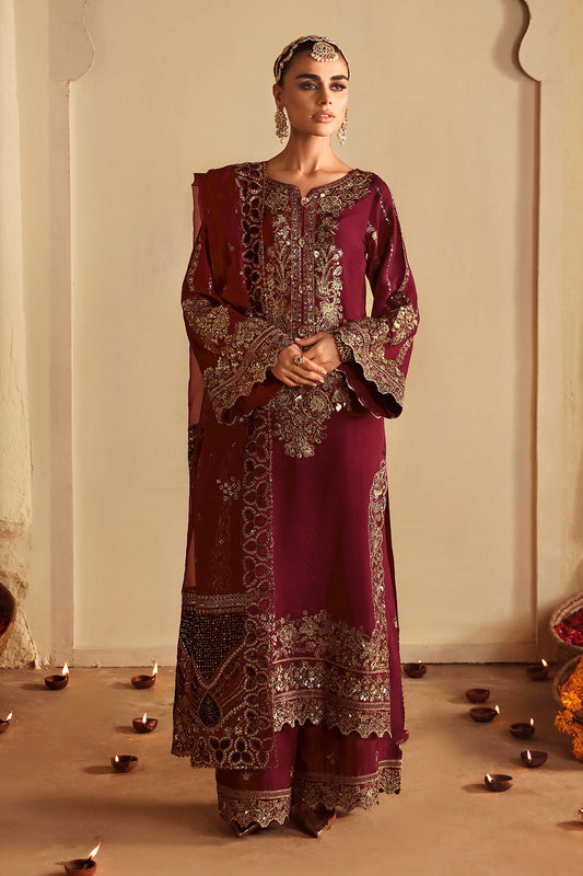 Shagna | Premium Raw Silk | Roshan S-04 - Pakistani Designer Dress - by Shagna - Type : Ladies Clothes - 100% Original at Saira Sultan