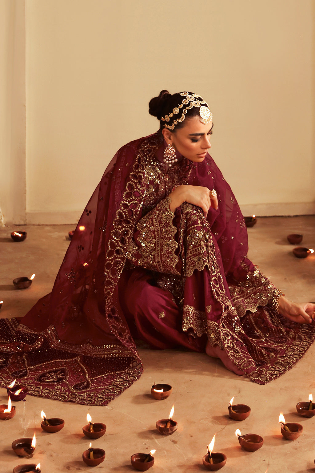 Shagna | Premium Raw Silk | Roshan S-04 - Pakistani Designer Dress - by Shagna - Type : Ladies Clothes - 100% Original at Saira Sultan