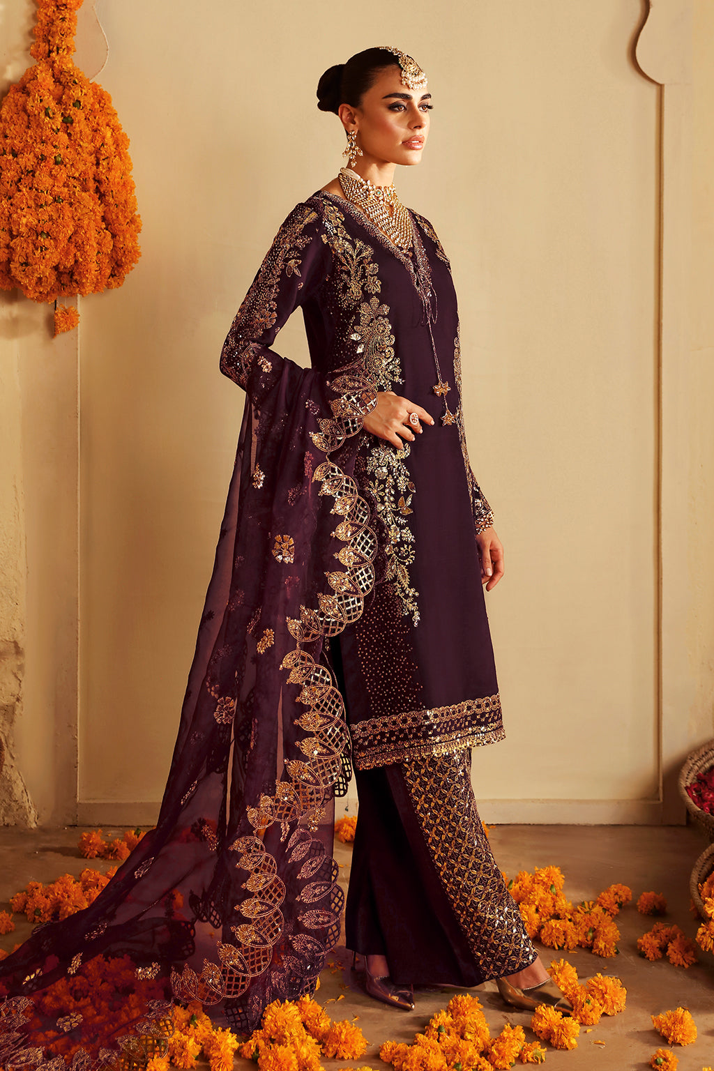 Shagna | Premium Raw Silk | Khusbhu S-06 - Pakistani Designer Dress - by Shagna - Type : Ladies Clothes - 100% Original at Saira Sultan