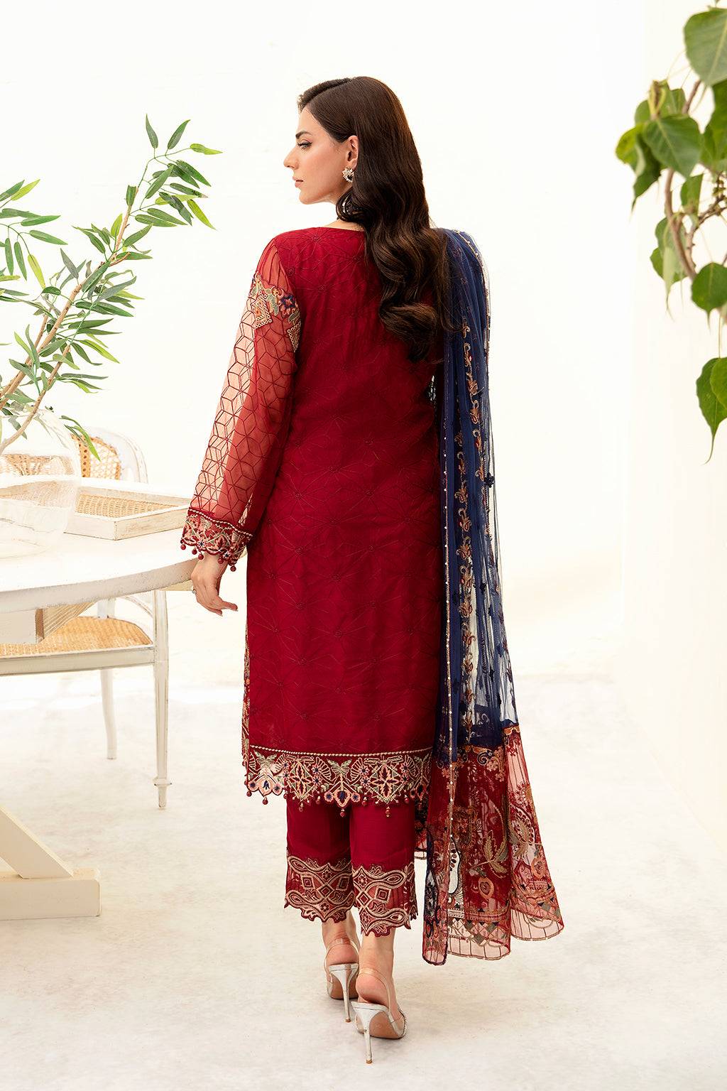 Ramsha | Minhal Organza Collection | M-908 - Pakistani Designer Dress - by Ramsha | Type: Formal - 100% Original at Saira Sultan