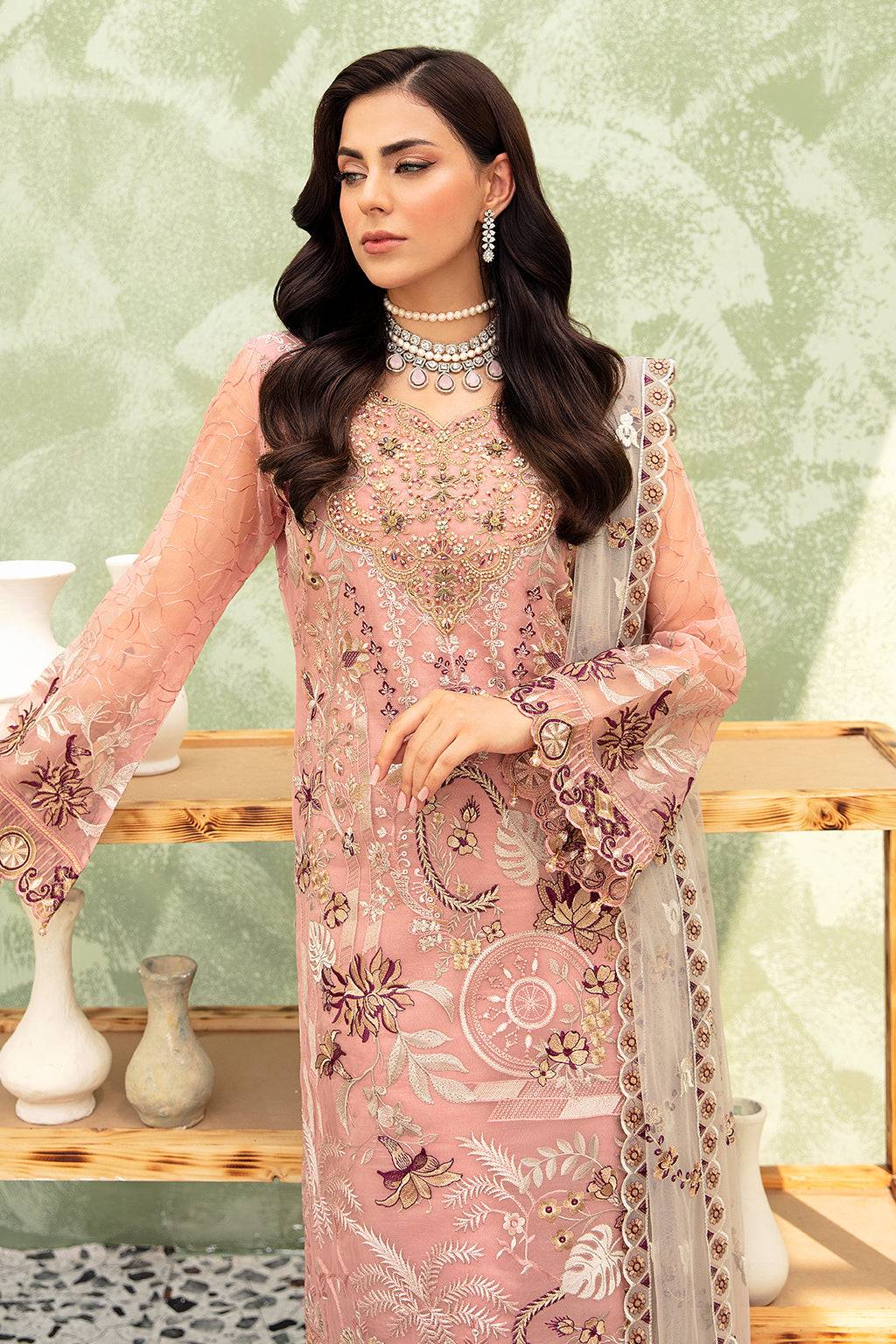Ramsha | Minhal Organza Collection | M-903 - Pakistani Designer Dress - by Ramsha | Type: Formal - 100% Original at Saira Sultan