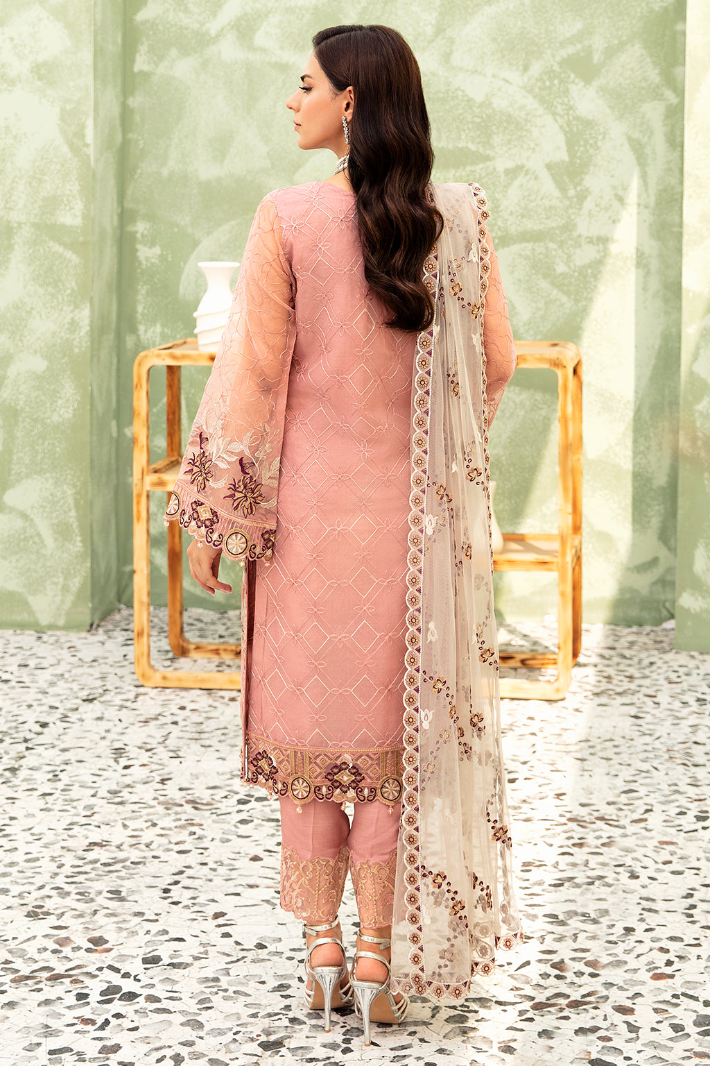 Ramsha | Minhal Organza Collection | M-903 - Pakistani Designer Dress - by Ramsha | Type: Formal - 100% Original at Saira Sultan
